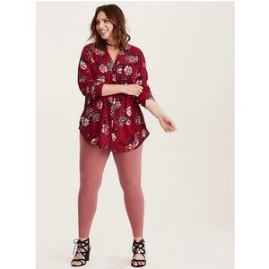 Torrid Mauve Full Length Premium Leggings